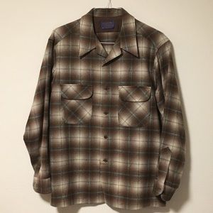 Pendleton Men’s dress shirt 100% wool XL.